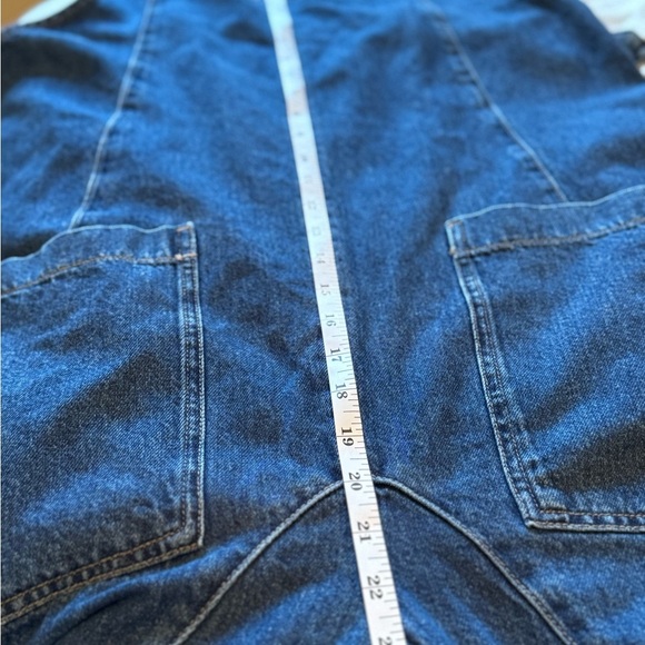 Free People - We The Free Blue Denim Women's Jumpsuit Size S - Picture 12 of 13